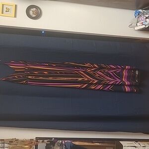 Carole Little Vibrant Striped Maxi Dress